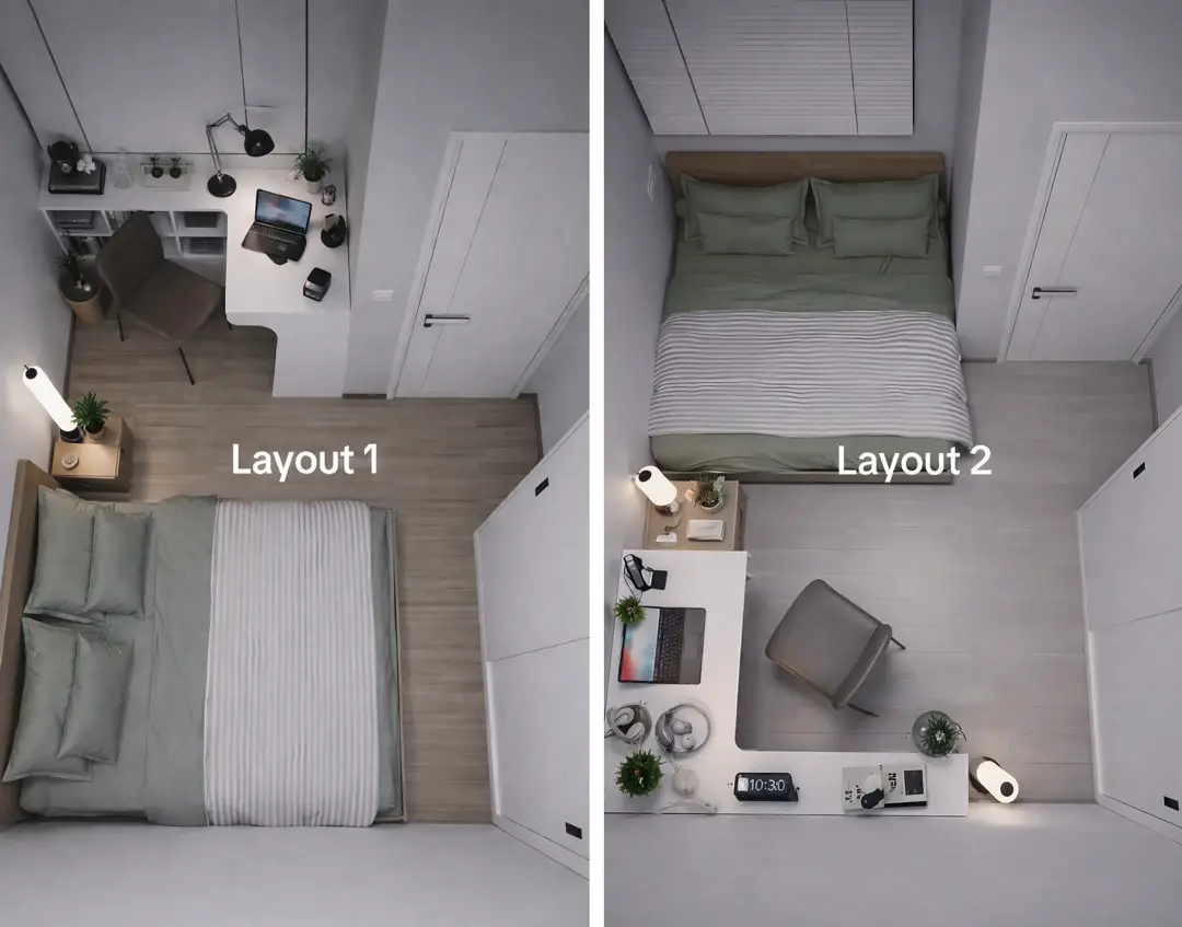 23 Feng Shui Bedroom Layout Ideas: Real-Life Pics To Create A Calm, Cozy Sleep Space 5 feng shui bedroom layout