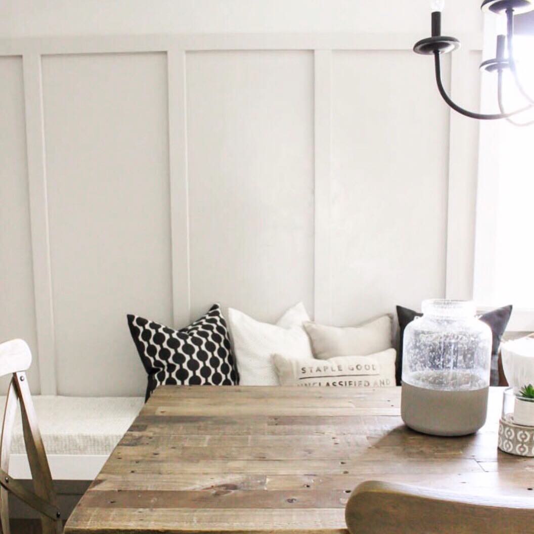 board and batten bedroom