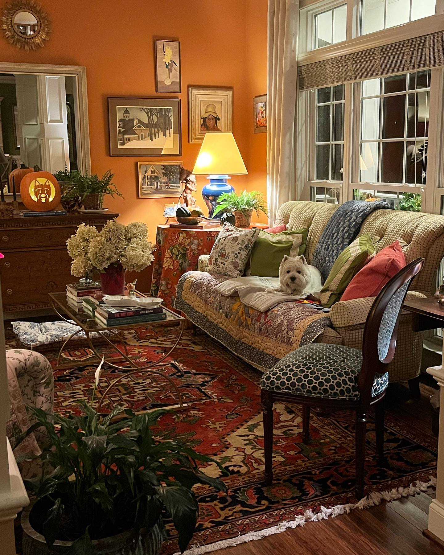 persian rug living room