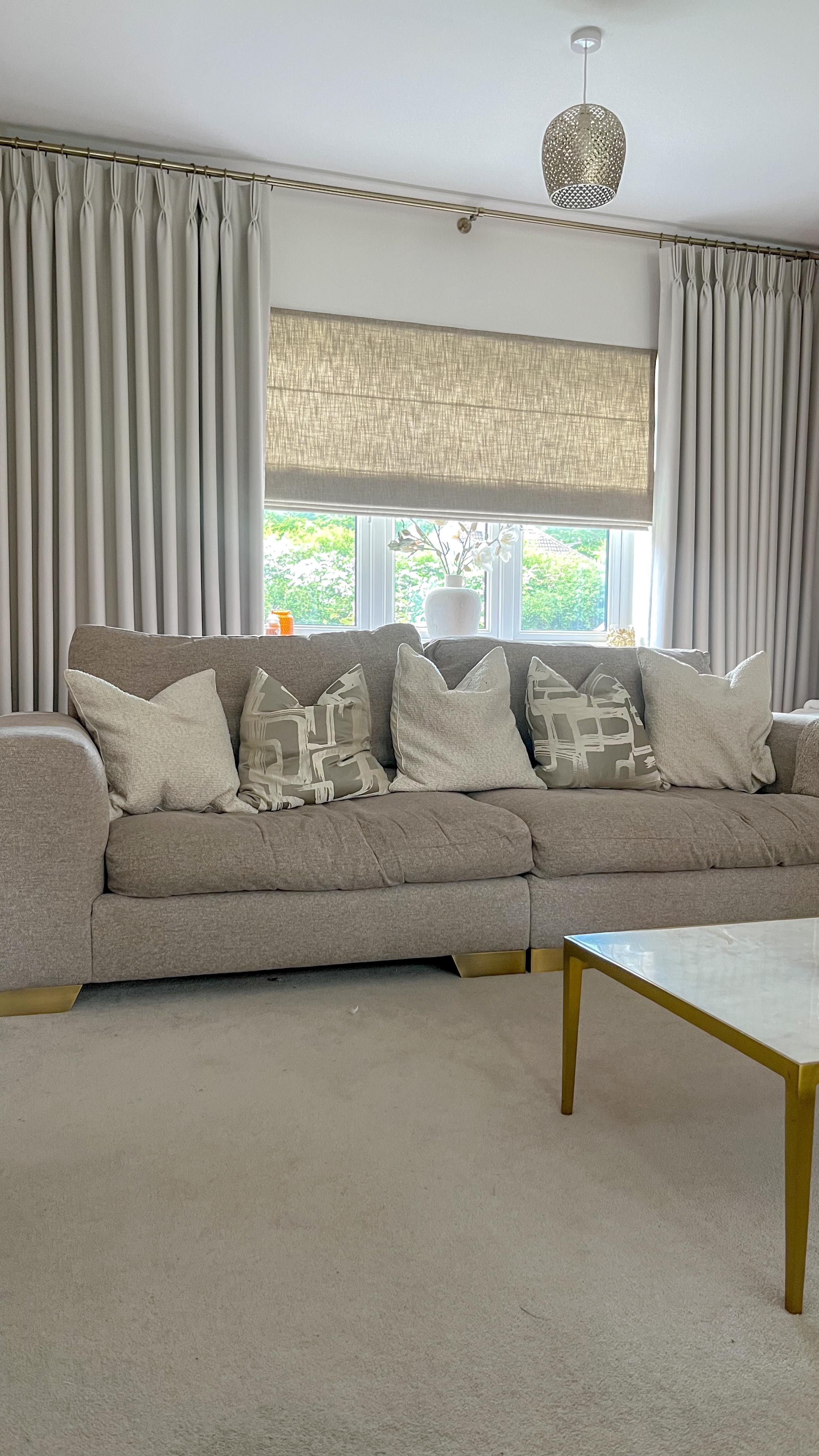 floor to ceiling curtains living room